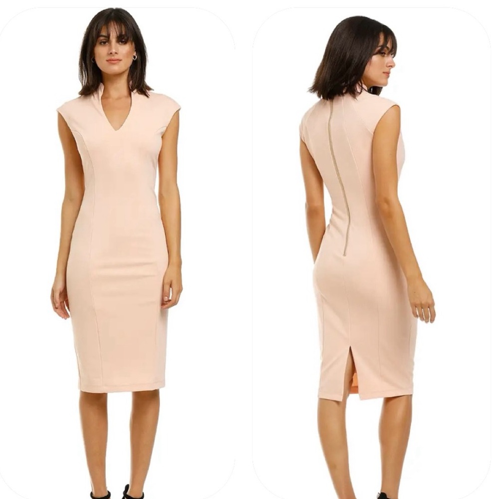 Alexia Admor Women's Katrina Pink Sheath Lined Dress  XL